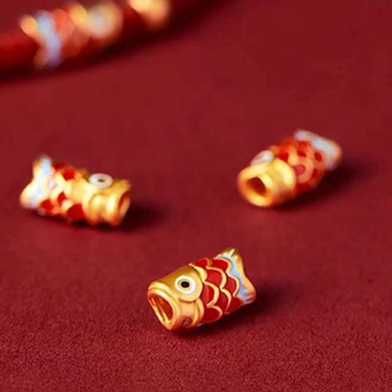 Pulsera Koi de Plata 925 con Hilo Rojo – Símbolo de Suerte