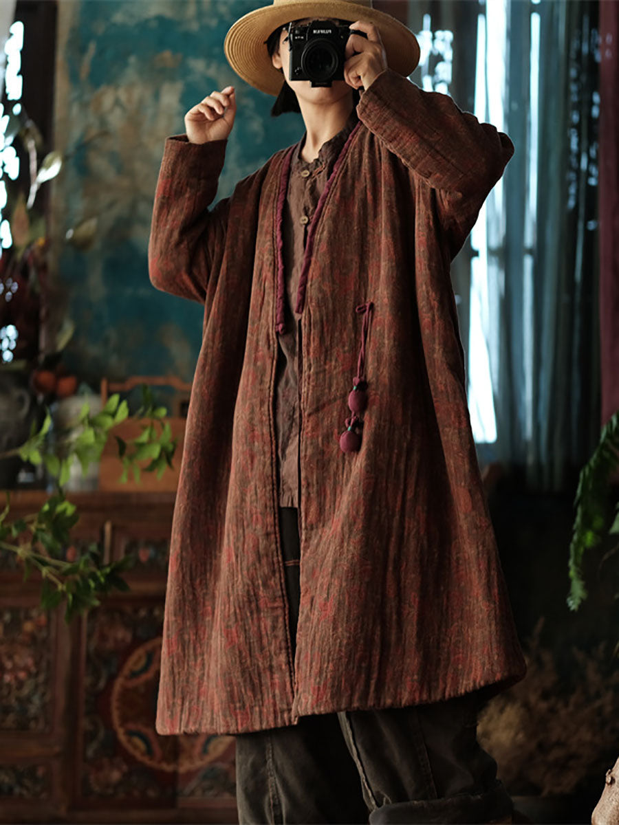 Vintage Blossom Cotton Coat
