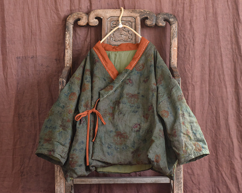 Veste contrastée Vintage Bloom