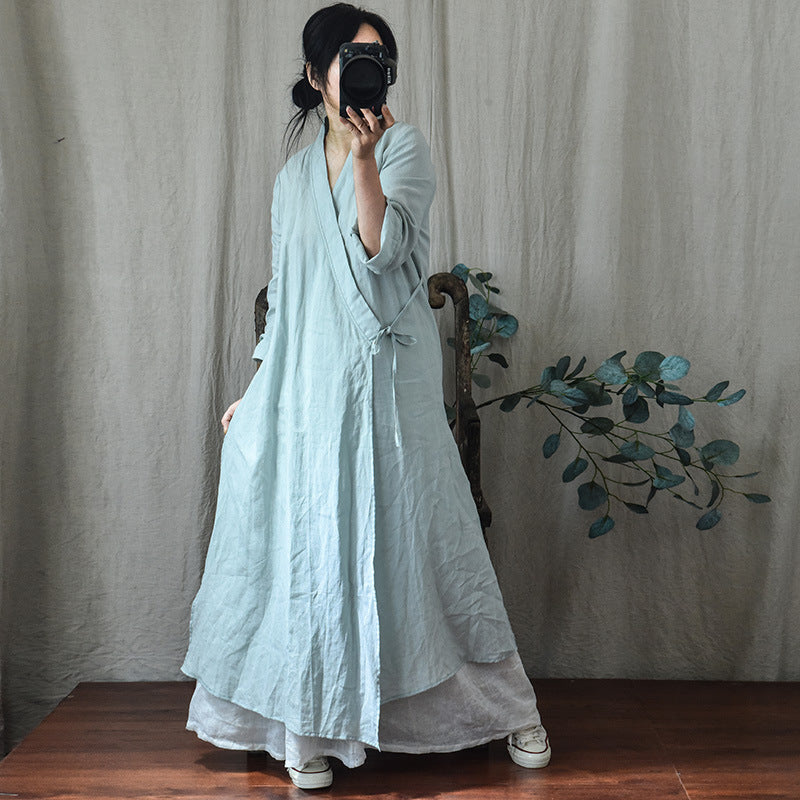 Kimono maxi estilo brisa bohemia