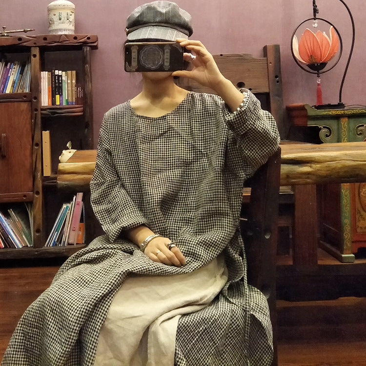 Vintage Ekose Tunic - Dress
