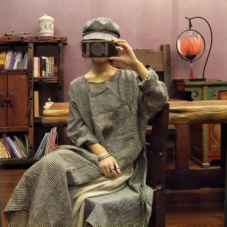 Vintage Ekose Tunic - Dress