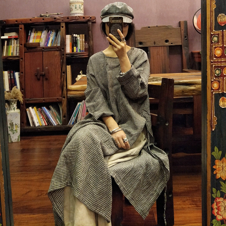 Vintage Ekose Tunic - Dress