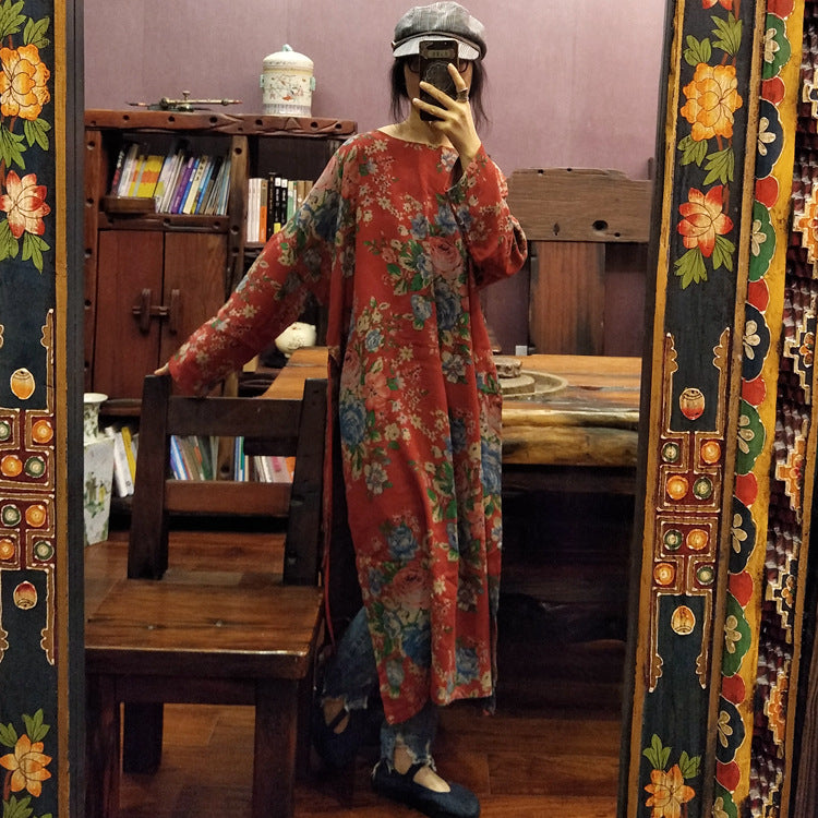 Robe fleurie vintage