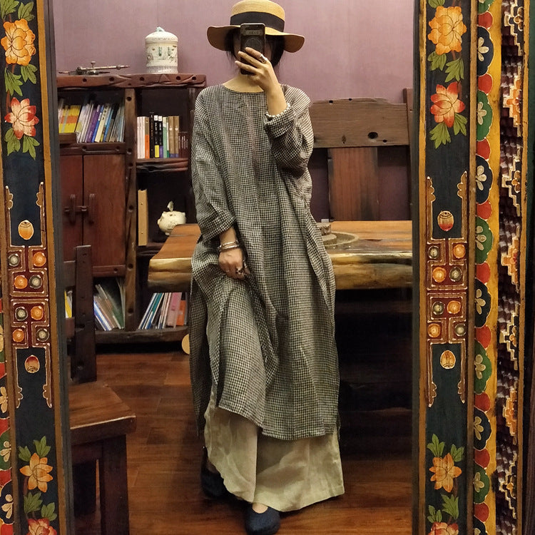 Vintage Ekose Tunic - Dress