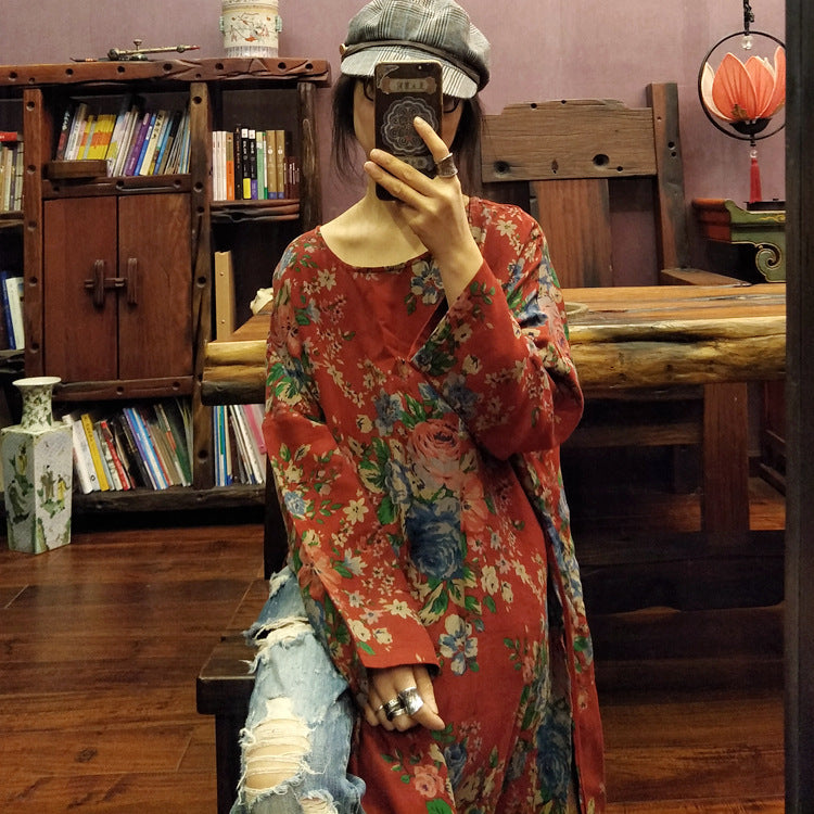 Robe fleurie vintage