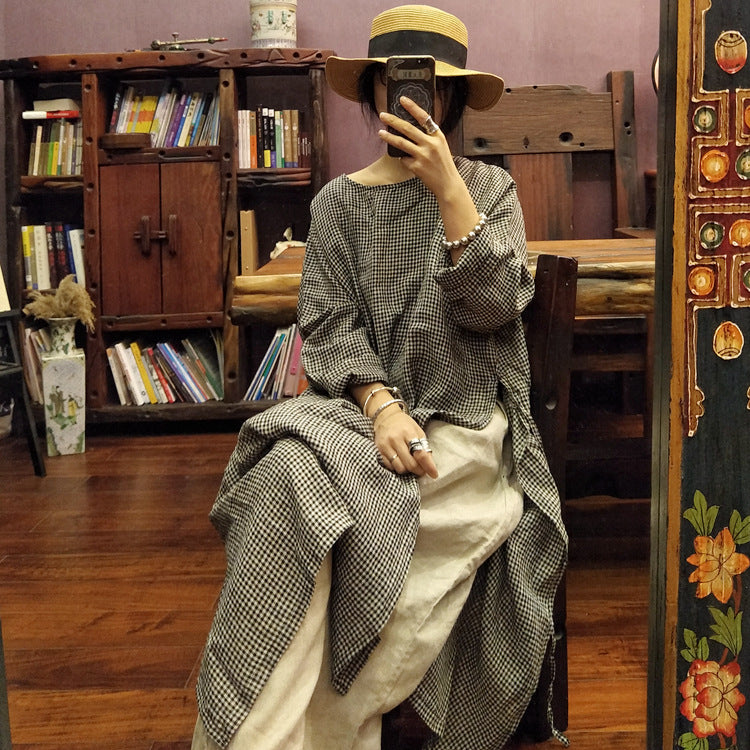 Vintage Ekose Tunic - Dress