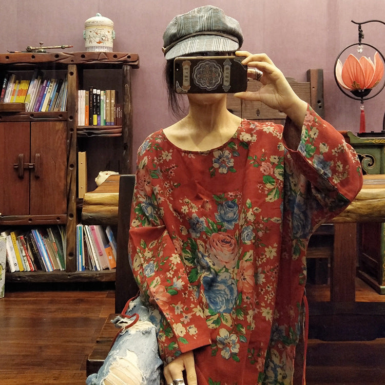 Robe fleurie vintage