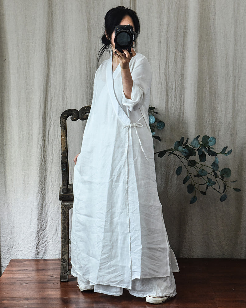 Kimono maxi estilo brisa bohemia