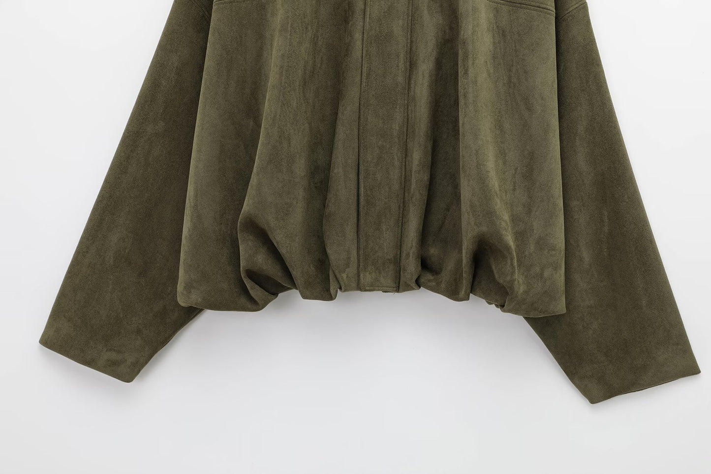 Suede Long Sleeve Lapel Jacket & High-Waist Shorts for Women | 2025 Vintage Streetwear Style