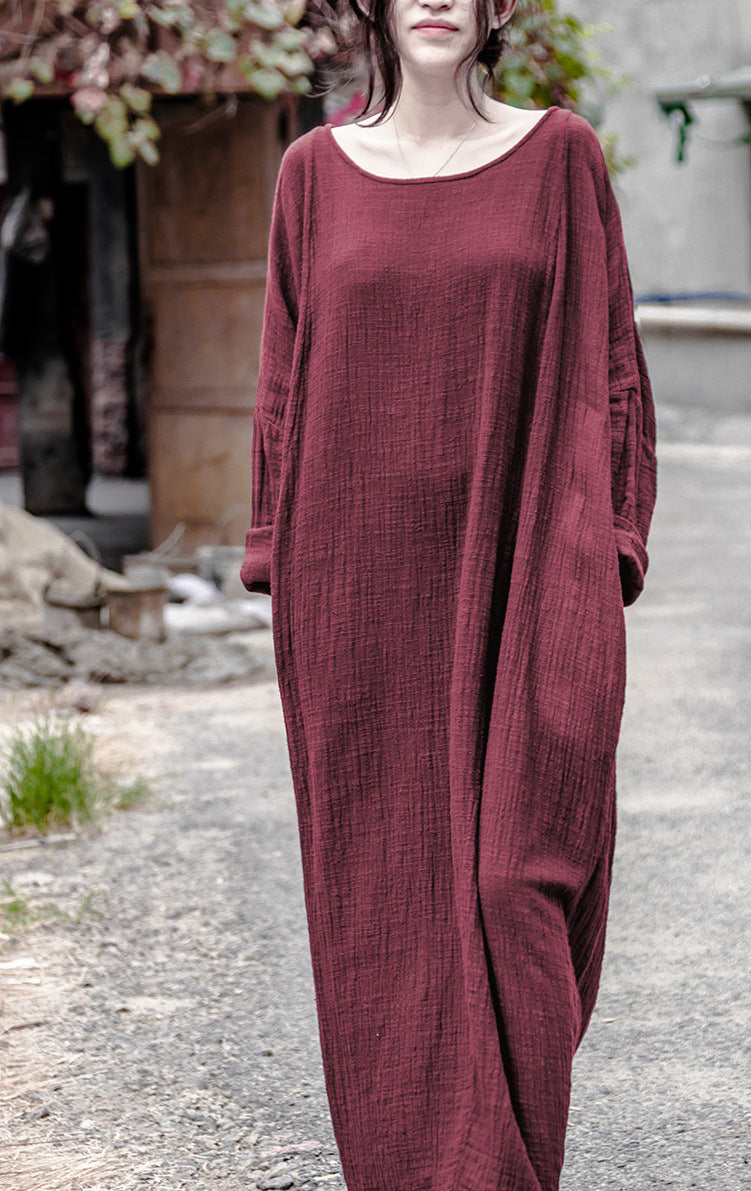 Robe vintage en lin cool