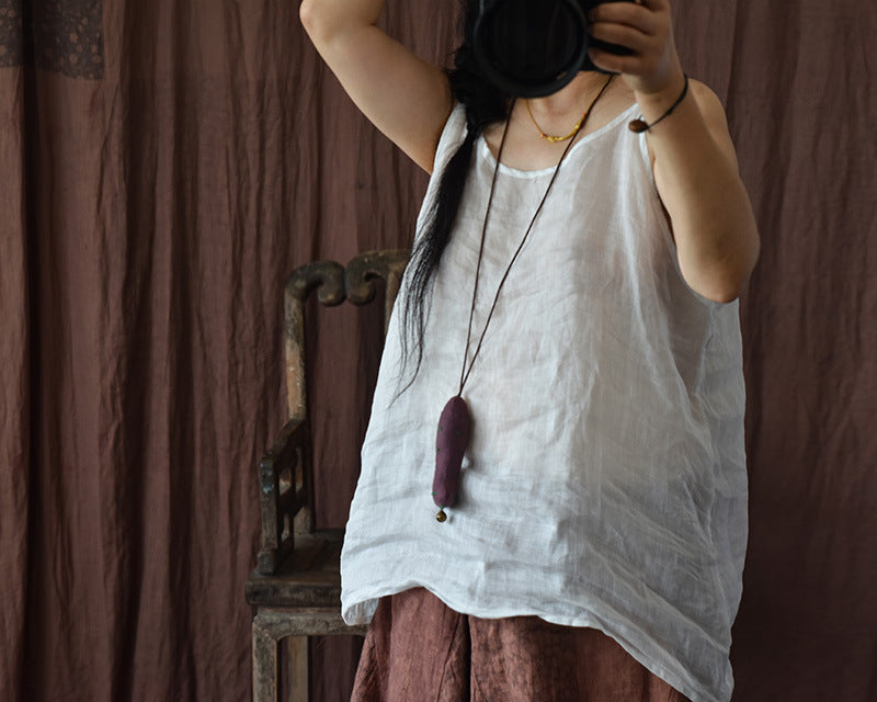 Camisola de lino vintage Bluz
