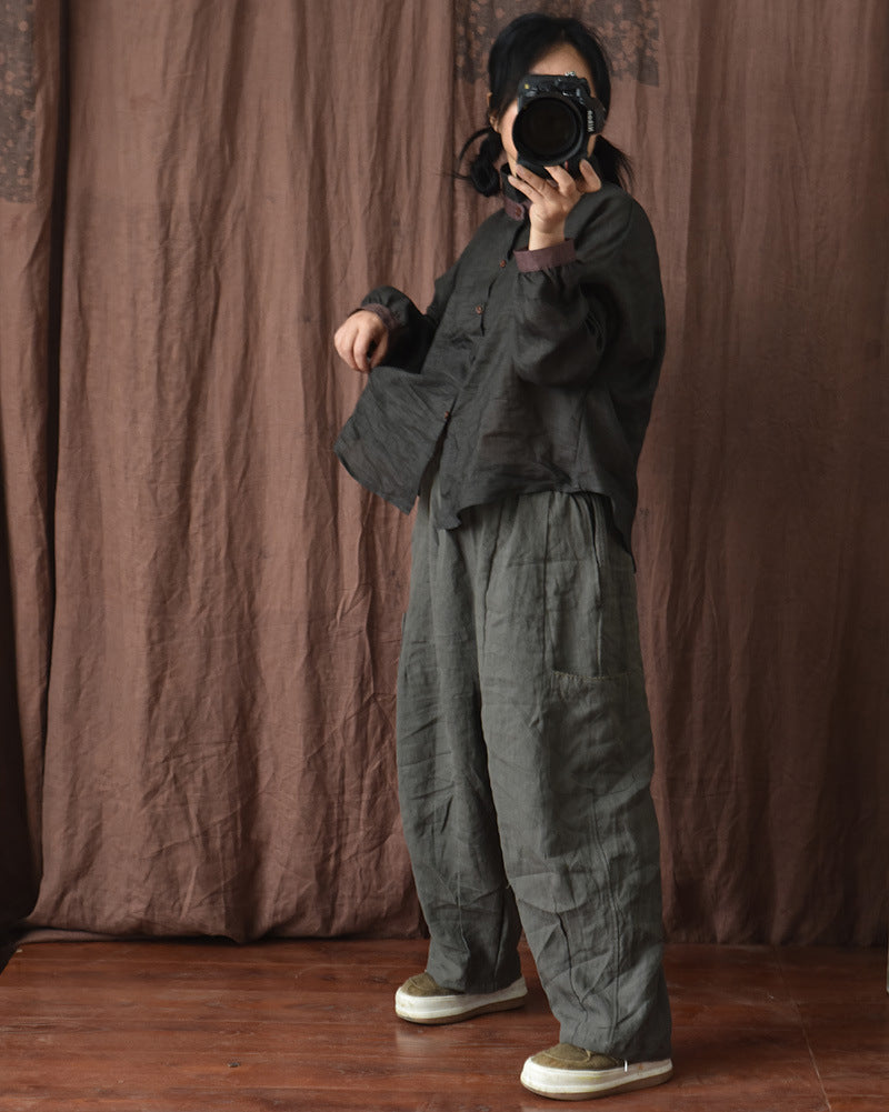 Pantalon large vintage confortable