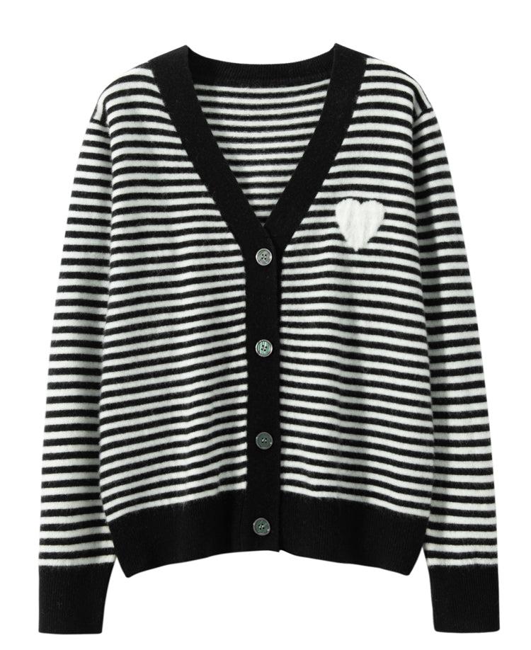 Cardigan en cachemire Heartline
