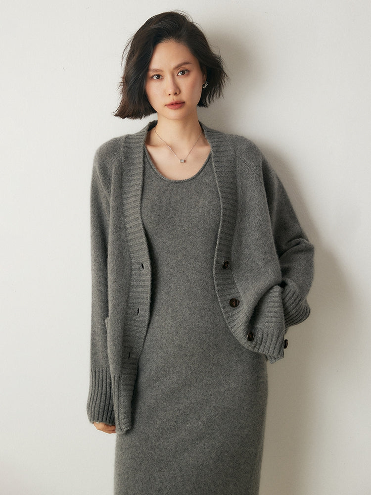 Robe en cachemire confortable et luxueuse