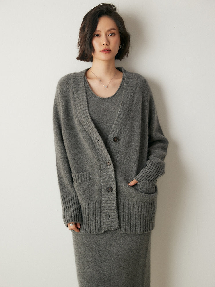 Robe en cachemire confortable et luxueuse
