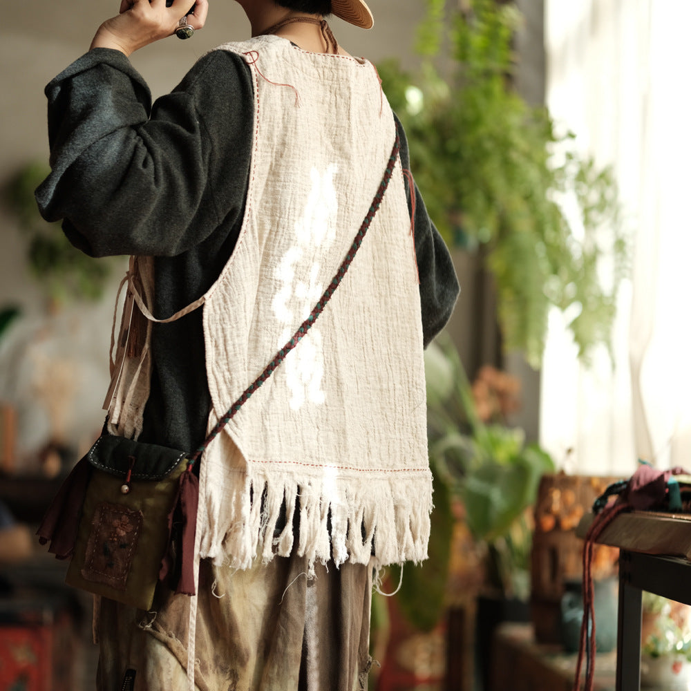 Chemisier en lin Boho Breeze