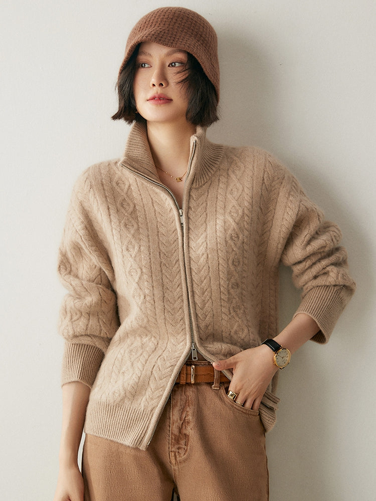 Cardigan Heritage en mélange de cachemire