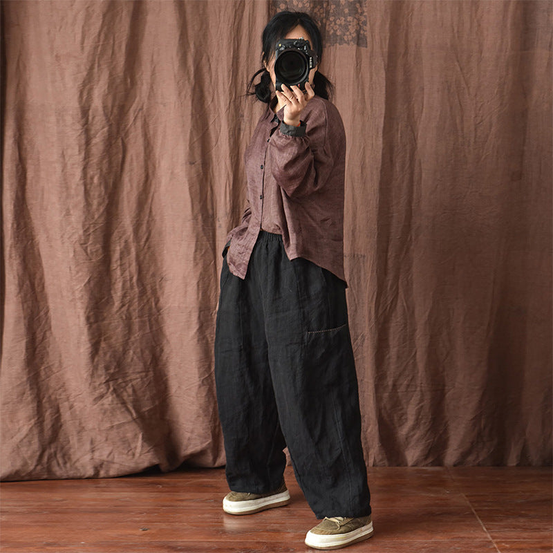 Pantalon large vintage confortable