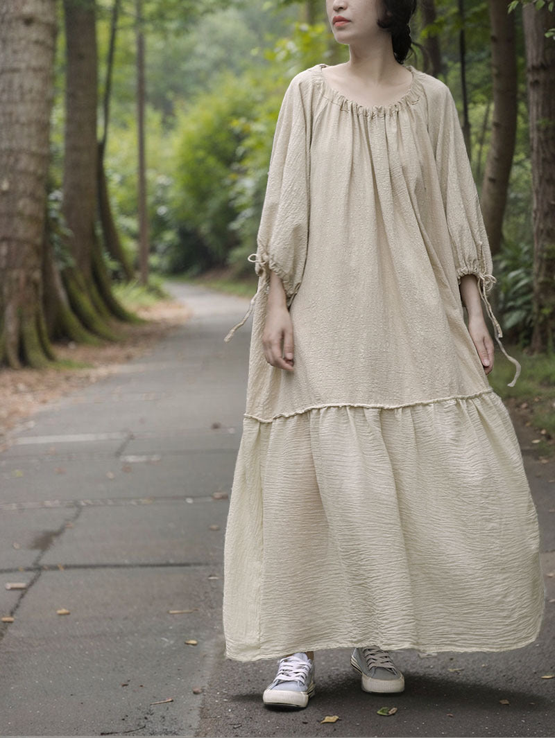 Robe en lin Boho Breeze