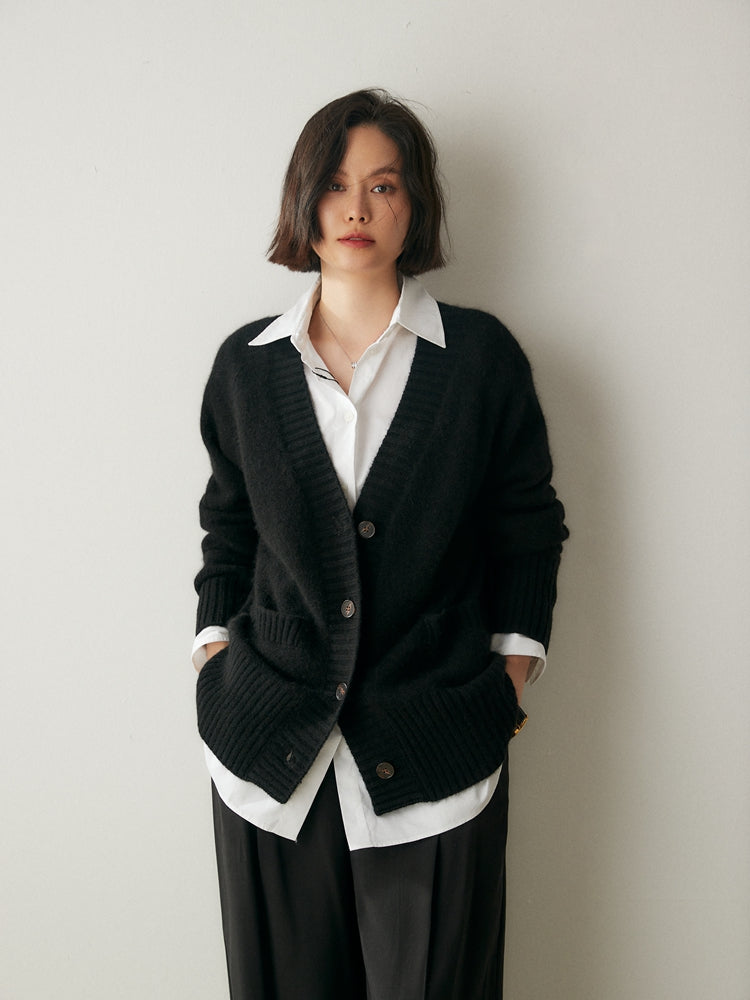 Cardigan en cachemire Eterna