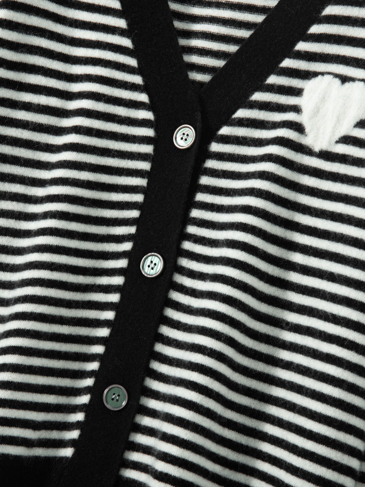 Cardigan en cachemire Heartline