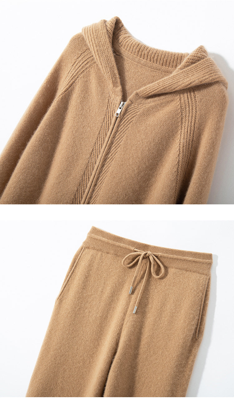 Ensemble confort luxe en cachemire