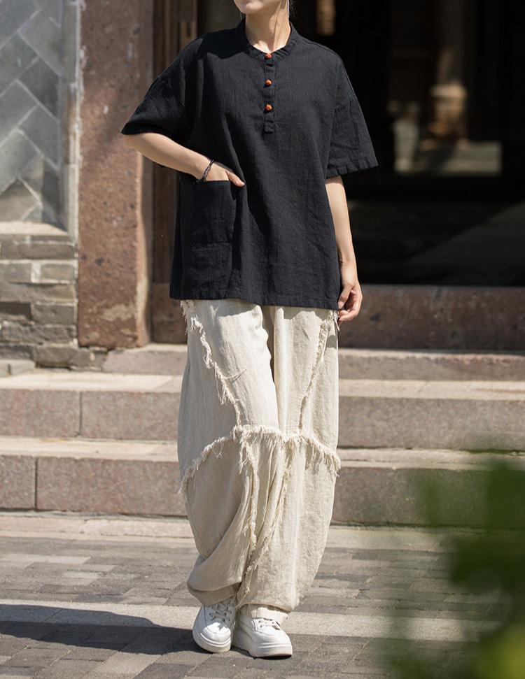 Pantalon patchwork bohème