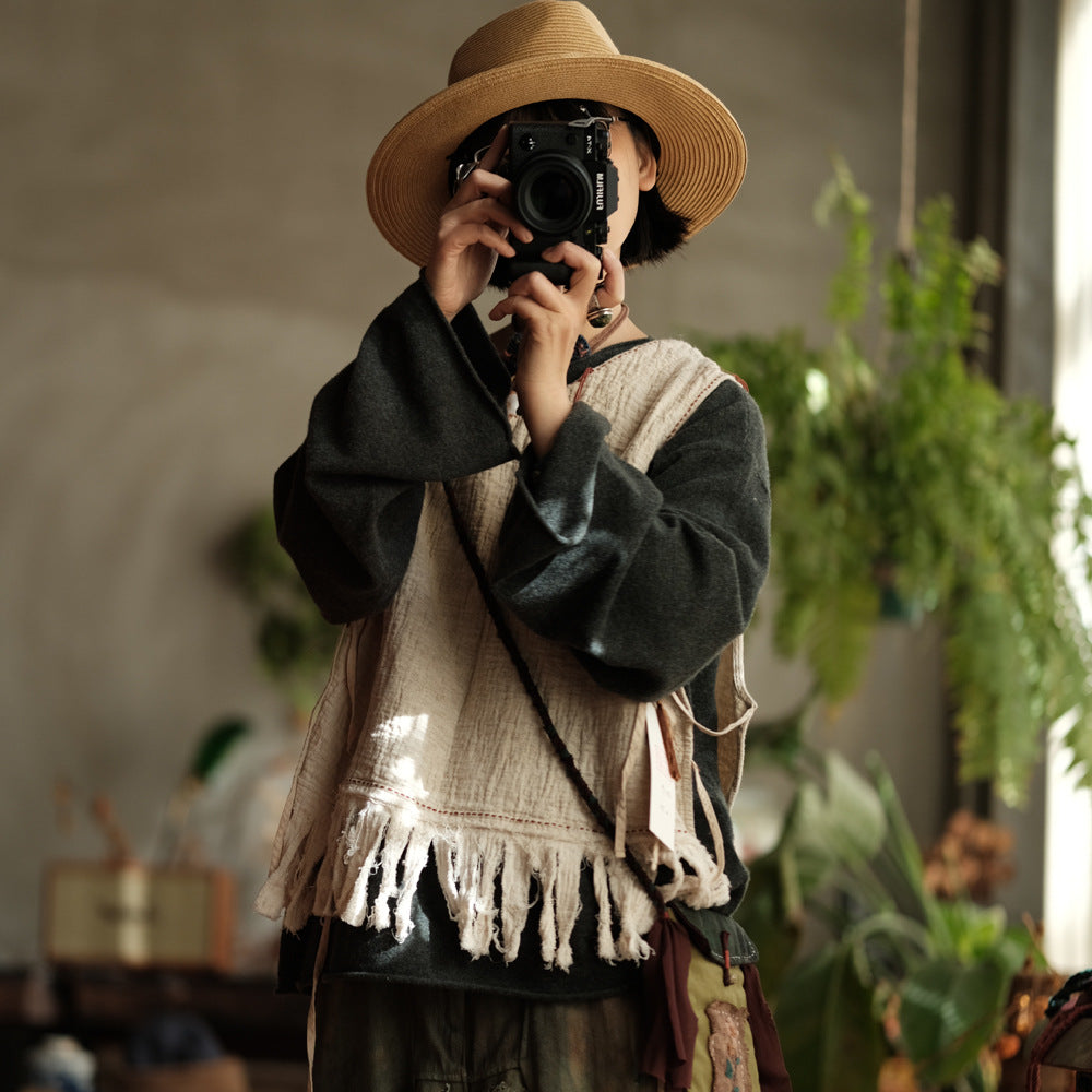 Chemisier en lin Boho Breeze