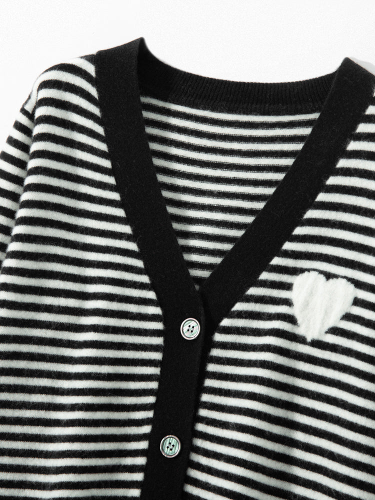 Cardigan en cachemire Heartline