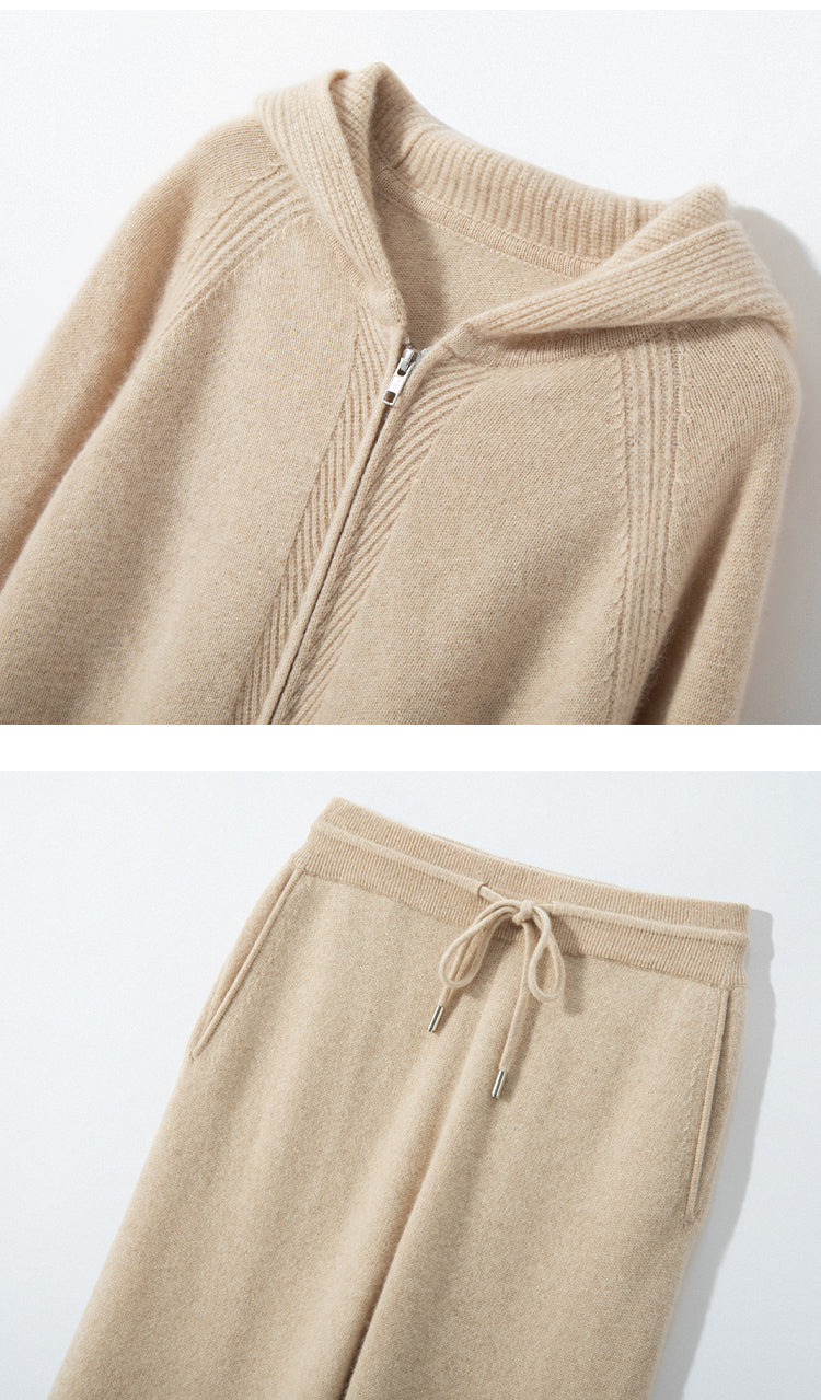 Ensemble confort luxe en cachemire