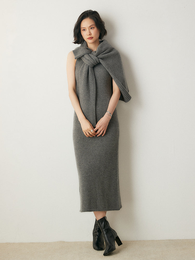 Robe en cachemire confortable et luxueuse