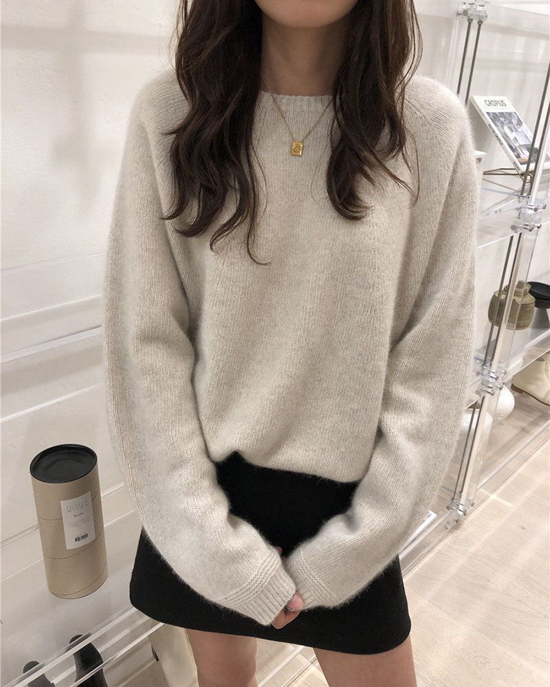 SoftWeave Cotton Knit Sweater