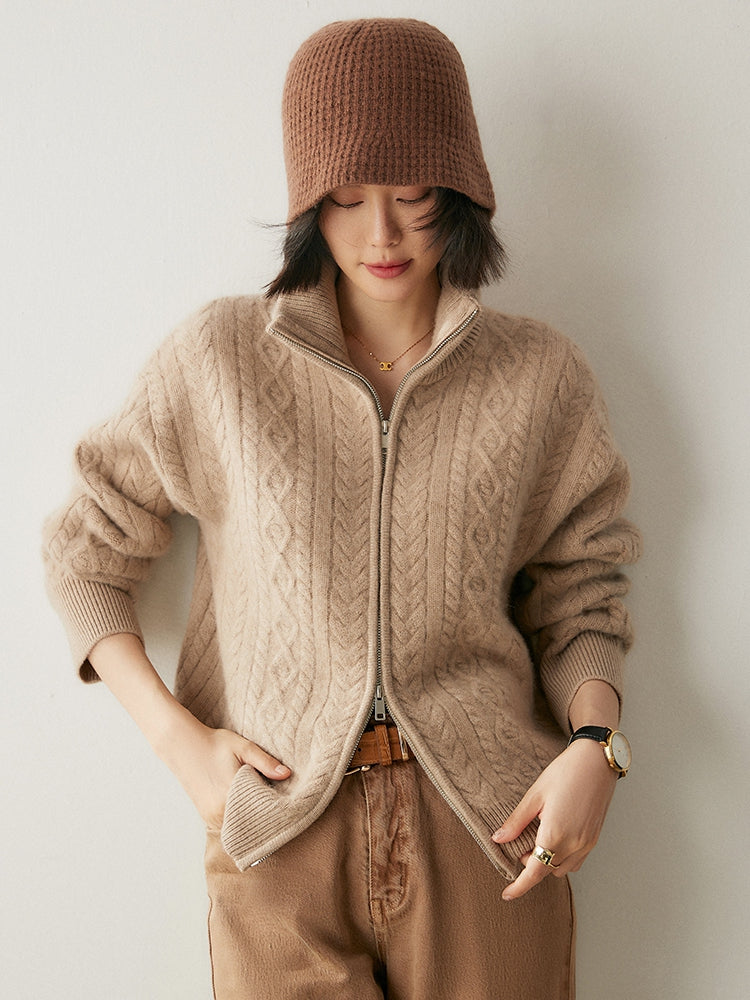 Cardigan Heritage en mélange de cachemire