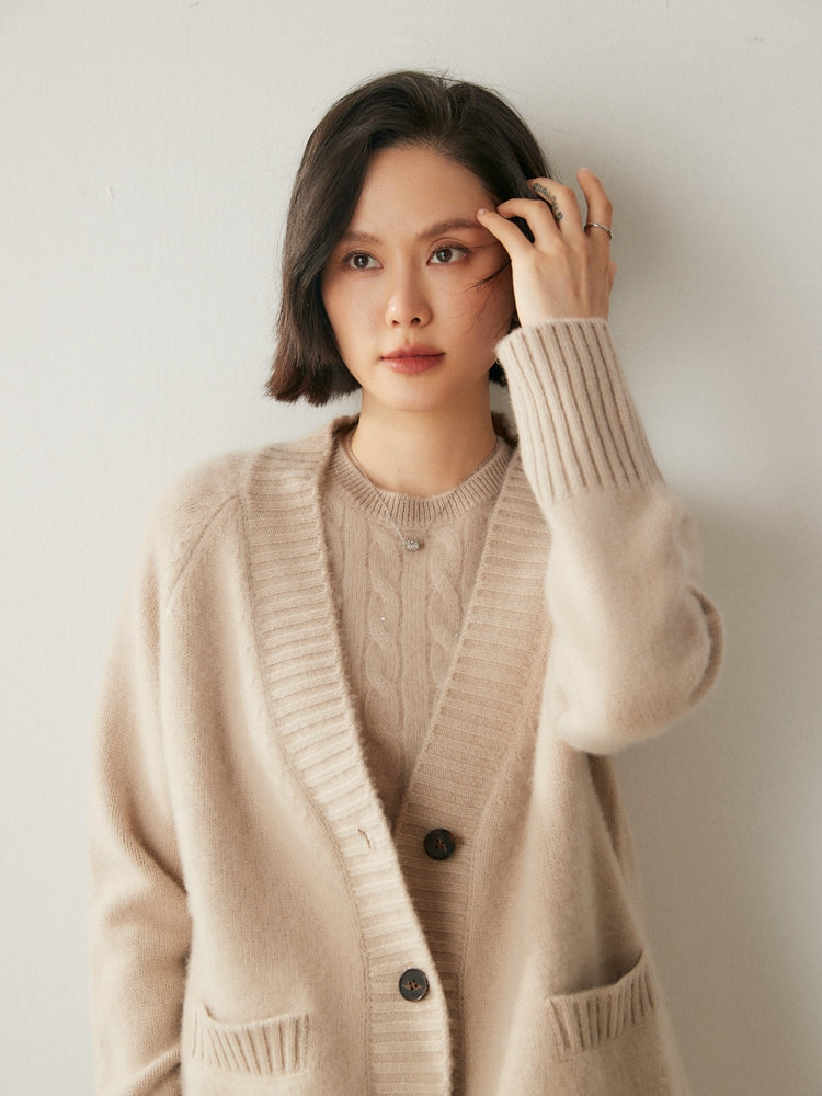 Cardigan en cachemire Eterna