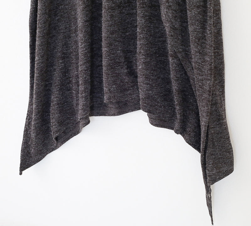 Robe longue asymétrique en coton