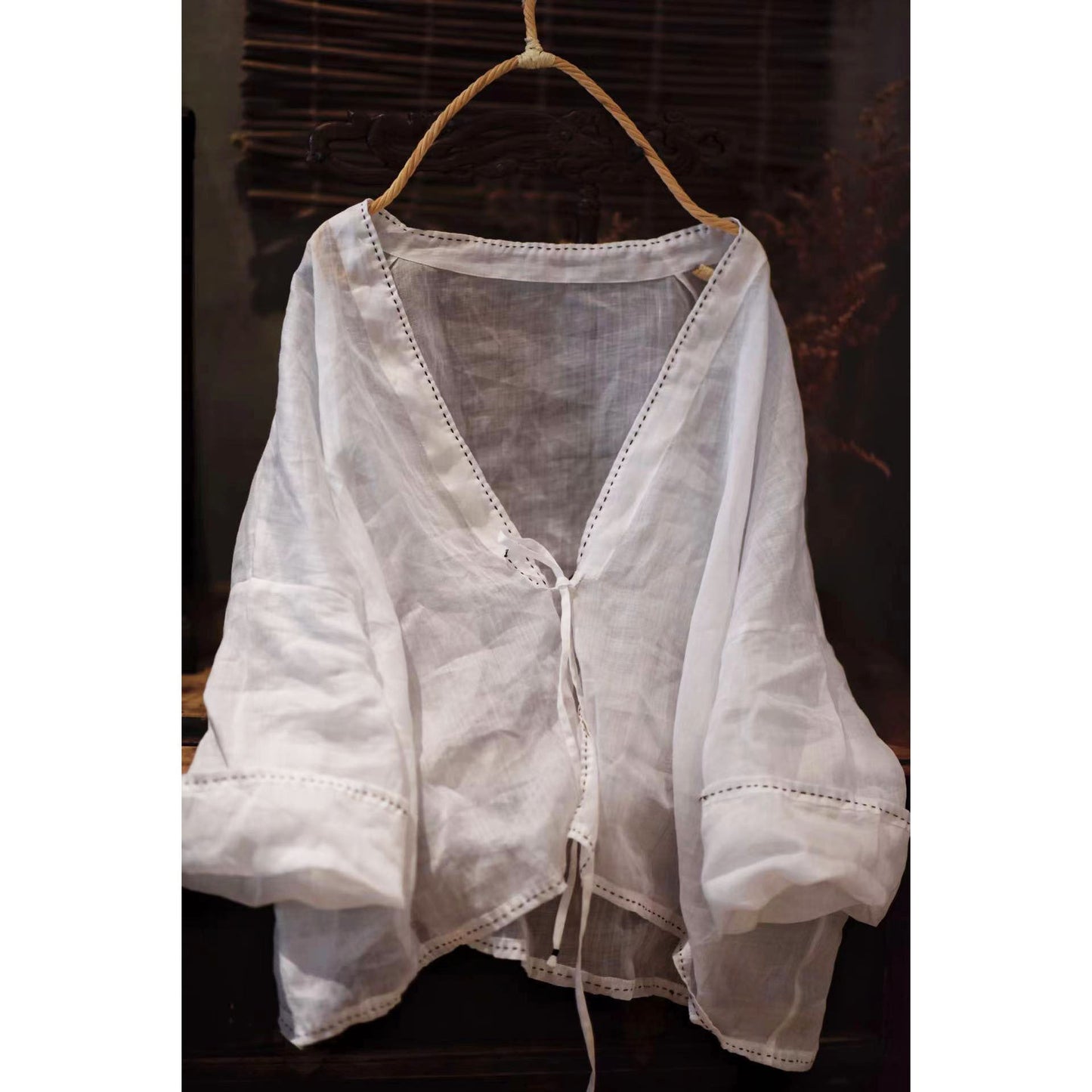Cardigan élégant en rami