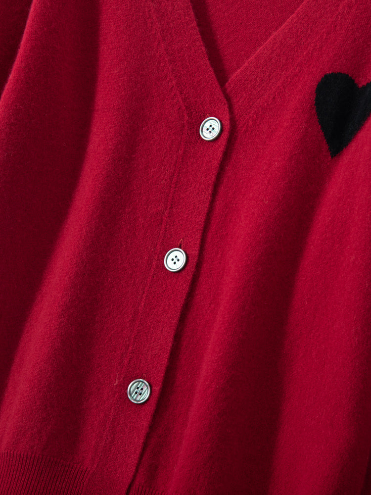 Cardigan en cachemire Heartline