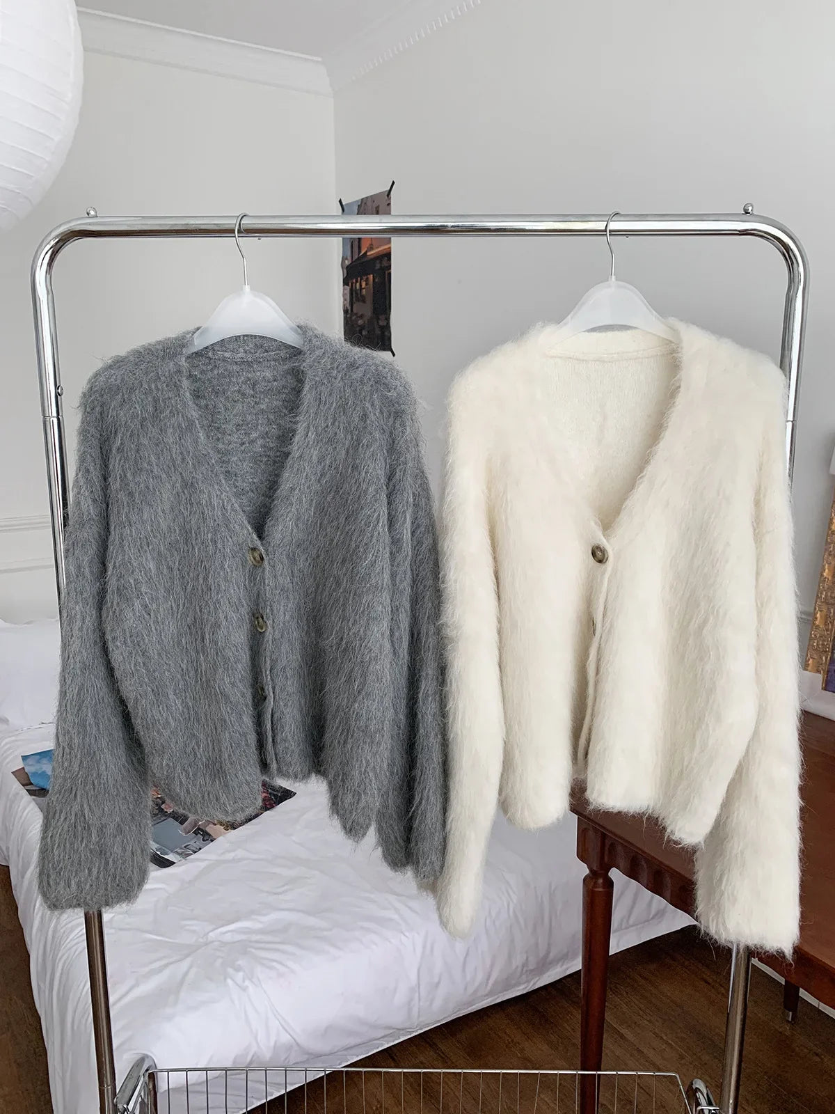 Cárdigan acogedor de alpaca