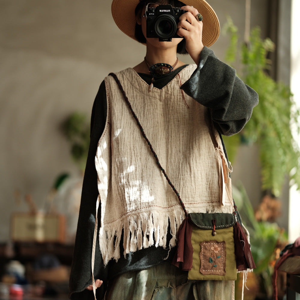 Chemisier en lin Boho Breeze