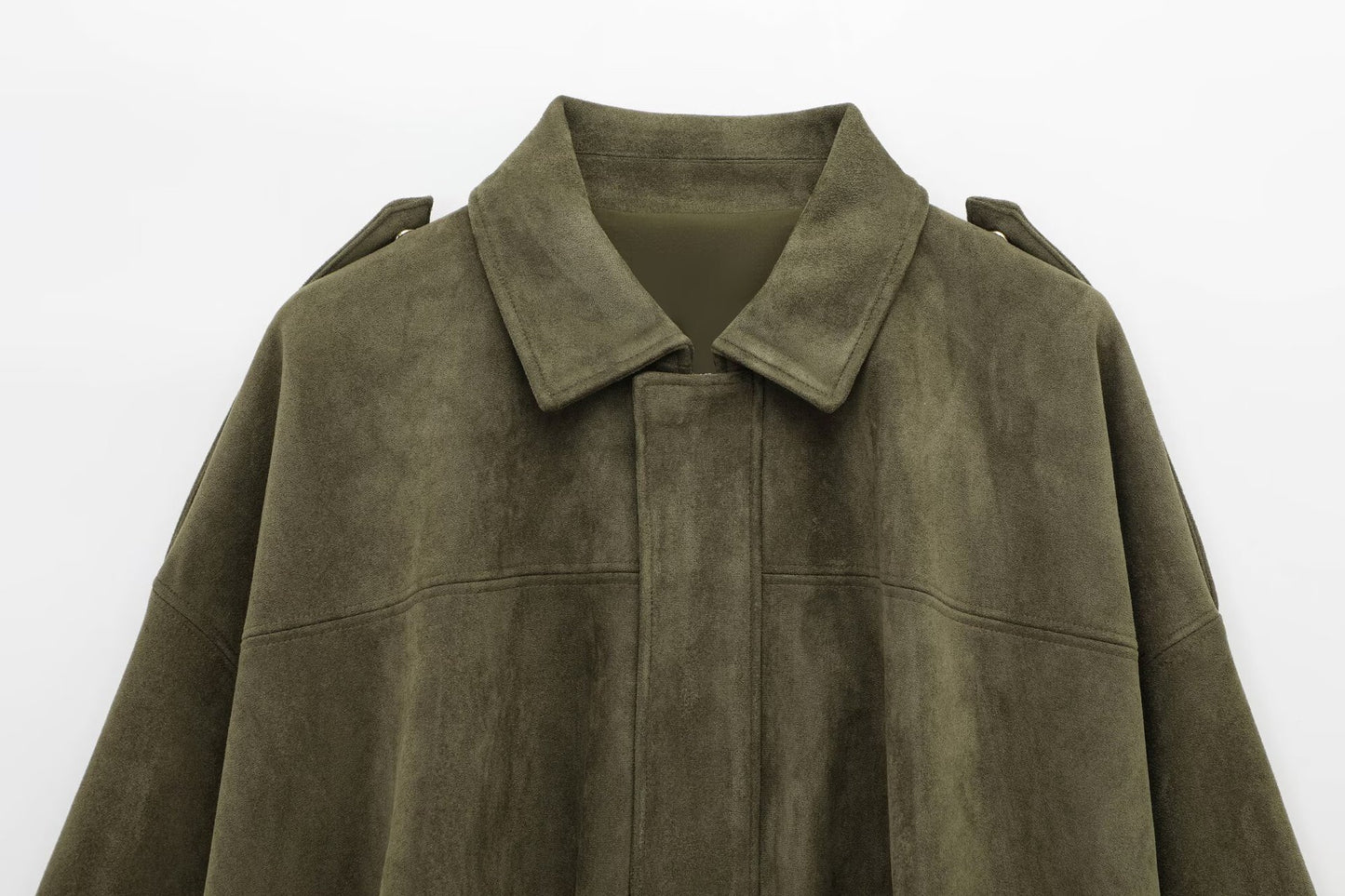 Suede Long Sleeve Lapel Jacket & High-Waist Shorts for Women | 2025 Vintage Streetwear Style