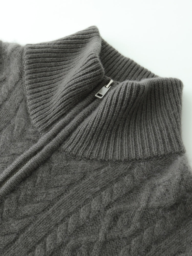 Cardigan Heritage en mélange de cachemire