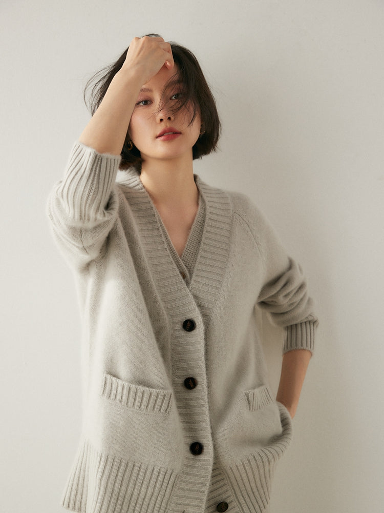 Cardigan en cachemire Eterna