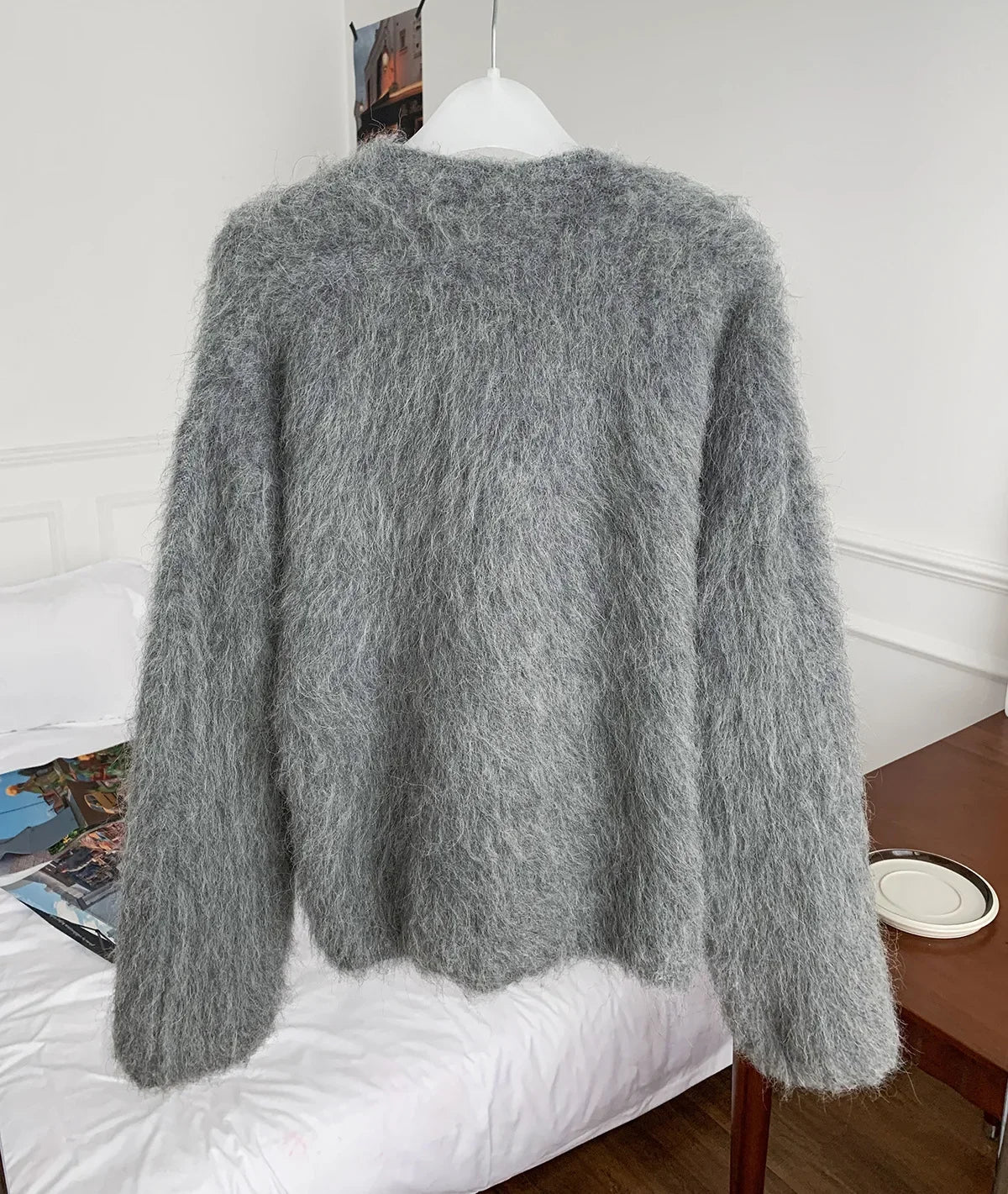 Cárdigan acogedor de alpaca