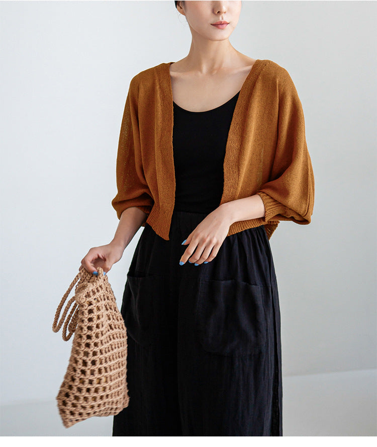 Jupe-pantalon en lin de Kyoto