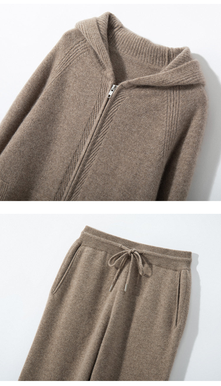 Ensemble confort luxe en cachemire