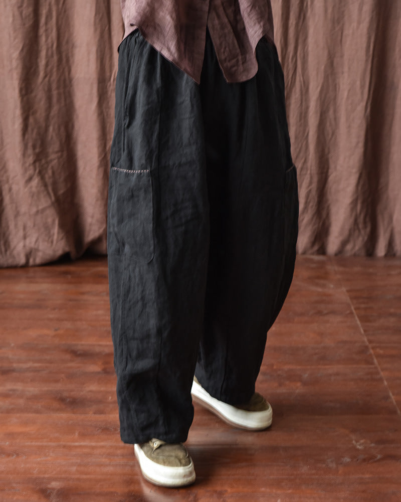 Pantalon large vintage confortable