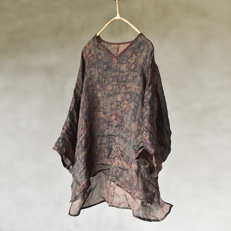 Vintage Mystic Flora Rami Blouse