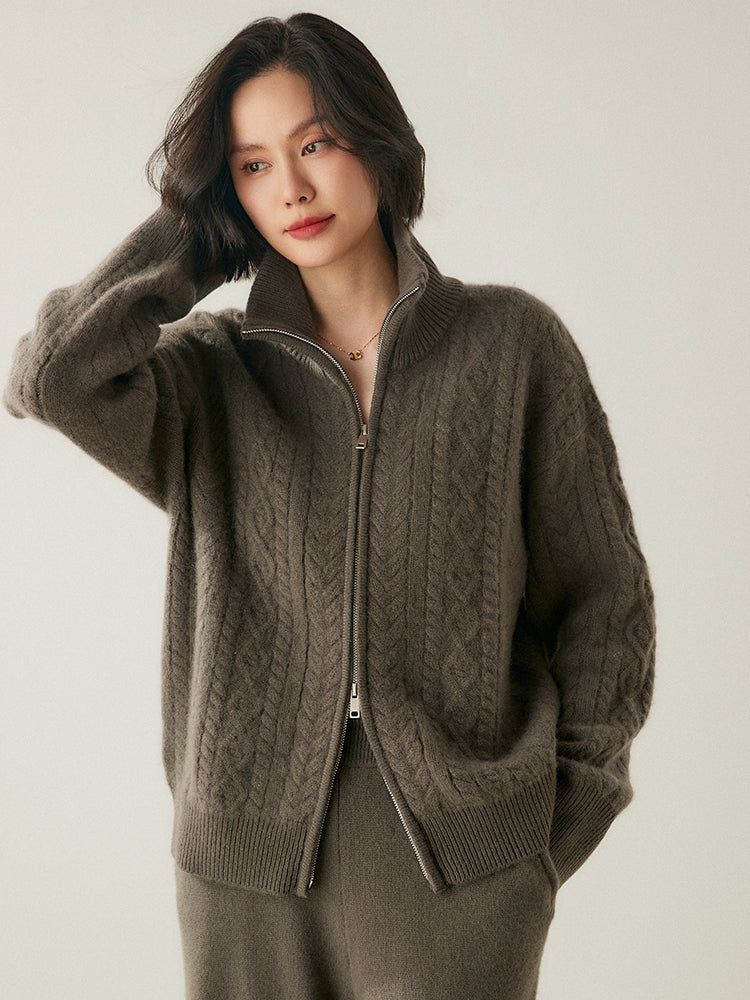 Cardigan Heritage en mélange de cachemire