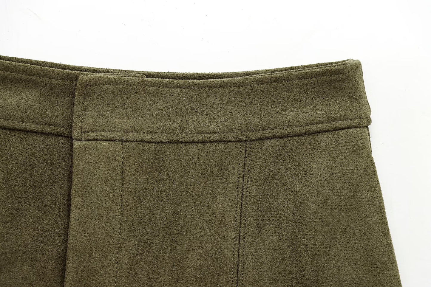 Suede Long Sleeve Lapel Jacket & High-Waist Shorts for Women | 2025 Vintage Streetwear Style